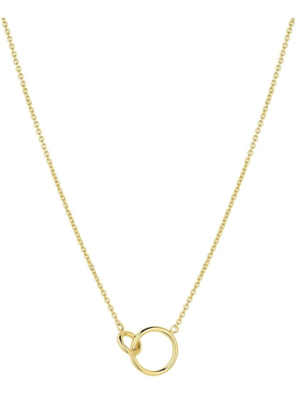 Adjustable 18-Inch Gold Plated Necklace - Elegant Layering Jewelry for Everyday